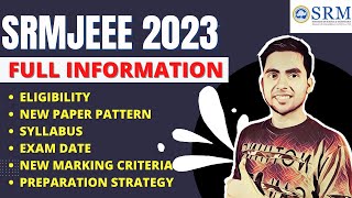 SRMJEEE 2023 Entrance exam Exam Pattern Eligibility Application Form Registration Date  VITEEE [upl. by Mora]