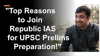 quotTop Reasons to Join Republic IAS for UPSC CSE Prelims Preparationquot PRELIMS MGTS  UPSC IN TAMIL [upl. by Merry]