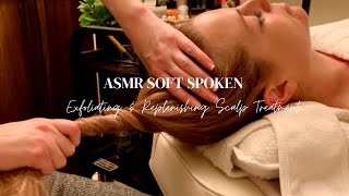 ASMR SOFT SPOKEN Nape Attention amp Scalp Treatment to Fall Asleep to  Scaling amp Foam Cleansing [upl. by Gretna]