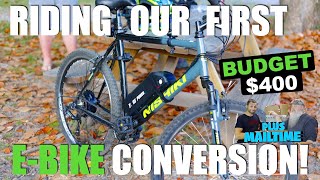 Regular Bike Converted Ebike Realtime Review  Mailtime [upl. by Yale781]