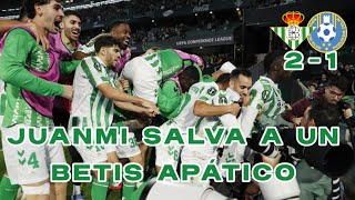 🟢 LA EUFORIA NO PUEDE ESCONDER LA REALIDAD DECEPCIONANTE BETIS ANTE EL CELJE  LA CRÓNICA [upl. by Anaitak]