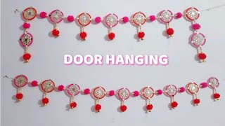 Door Hanging ToranWaste Bangles Craft IdeasHome Decoration Diwali Special [upl. by Jarrell625]