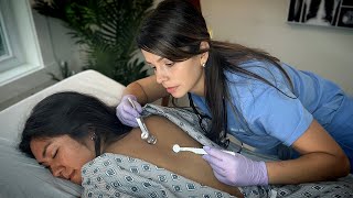 ASMR Cranial Nerve Exam amp Full Body Sensory Physical Assessment  ‘Unintentional’ Style Medical Exam [upl. by Anilak]