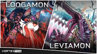 Digimon Card Game Fenriloogamon VS Leviamon X Antibody  Best of Three Match BT15 Format [upl. by Dolly689]