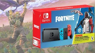 UNBOXING Fortnite Nintendo Switch Review [upl. by Waine]