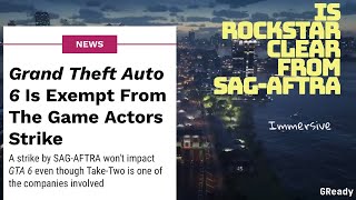 Will SAG AFTRA STRIKE Effect GTA VI Release Date [upl. by Caasi]