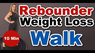 10 Minute CalorieCrushing Rebounder Walk  walk fitness [upl. by Gilbert]