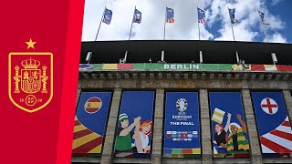 Todo preparado para LA FINAL de la EUROCOPA 2024 entre ESPAÑA e INGLATERRA  SELECCIÓN ESPAÑOLA [upl. by Intyre]