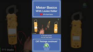 Electrical Meter Basics  CAT Ratings continued shorts hvac [upl. by Theurich]