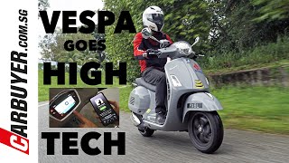 Vespa GTS 300 Super  3 Cool Things Its Infotainment System Can Do  CarBuyercomsg [upl. by Allicerp226]