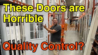 We Couldn’t Buy These Masonite Doors at Home Depot Unusable 2021 [upl. by Osrit]