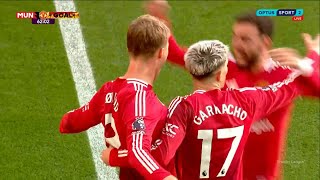 HOJLUND GOAL  MANCHESTER UNITED VS BRENTFORD [upl. by Hegarty417]