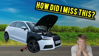 I BOUGHT A £3400 CRASH DAMAGED AUDI S1 QUATTRO THIS IS A NIGHTMARE [upl. by Elehcin]