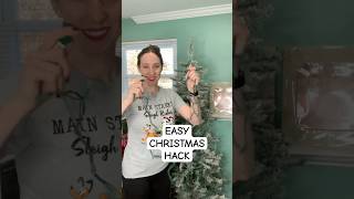 Easy Christmas Hack 🎄 christmashacks christmasdecoratingideas [upl. by Amathist966]