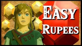 Zelda Breath of the Wild Easy Rupee Farming [upl. by Tarton]