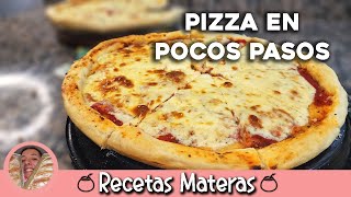 Pizza casera MASA Y SALSA FÁCILES ✅🥳 [upl. by Areehs]