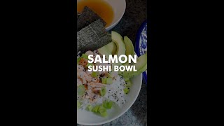 salmon sushi bowls reel YT [upl. by Cordell597]