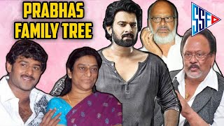 Prabhas Family Tree  Parents SisterBrother  UncleAunt  Satyam Shivam Fun [upl. by Erastus860]