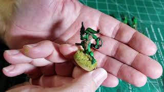 Update The Musty Wargamers Oldhammer Painting Challenge 40k Eldar Striking Scorpions [upl. by Amick805]