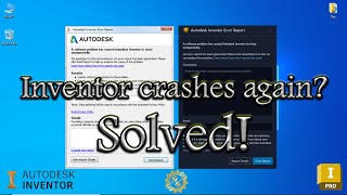 Solved  My Autodesk Inventor keeps crashing how to fix [upl. by Files]