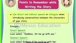 Story Writing Using a Line or Title  English Grammar  iken  ikenedu  ikenApp [upl. by Anyak482]