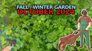 FALL  WINTER GARDEN OCTOBER 2024 riverbearaquaponics fallgarden wintergarden [upl. by Anisamoht307]