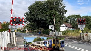 Hutton Cranswick Level Crossing East Riding of Yorkshire [upl. by Ilsa]