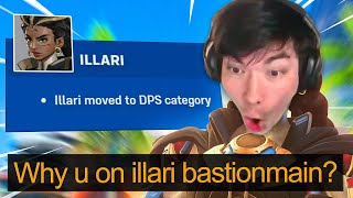 introducing flanking 𝑩̶𝒂̶𝒔̶𝒕̶𝒊̶𝒐̶𝒏̶ Illari in overwatch 2 [upl. by Agnizn]