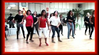 Romeo Santos  Propuesta Indecente  Bachata Estilo femenino  wwwbailesurmadridcom [upl. by Henke339]