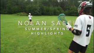 Nolan Sabel BBL Seton Hall Prep 25 SpringSummer Highlights [upl. by Eiramyma403]