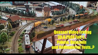 Spur N Modellbahn Quassel Video Freitag 3082024 Teil 2Pakete 📦 Quasseln und Rollmaterial Tests😎 [upl. by Darill157]