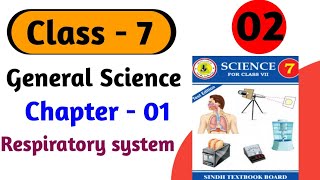 Respiratory system Class 7 Science unit 1 Sindh Board  Science class 7 chapter 1 Sindh Board [upl. by Odinevneib]