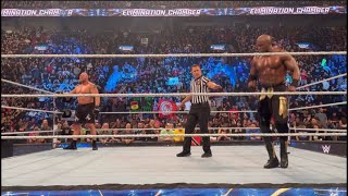 Brock Lesnar vs Bobby Lashley Full Match  WWE Live Event [upl. by Relyks]