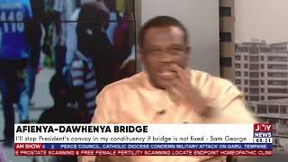 AfienyaDawhenya Bridge in a state of emergency [upl. by Jerri]