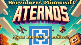 Minecraft Aternos ¿Son buenos o malos 🤔⛏️ [upl. by Gillan]