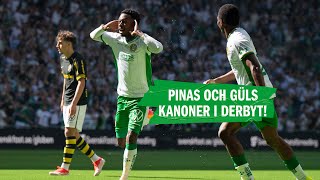 HÖJDPUNKTER  Hammarby 21 AIK  Bajen starkast i derbyt [upl. by Yartnod]