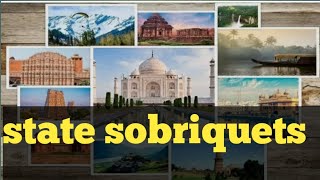 😱Sobriquets  state Sobriquets 😱 [upl. by Nerta]