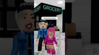 NO WAY TODDLER GOT ARRESTED FOR STEALING On Roblox Brookhaven RP shorts roblox brookhaven [upl. by Annert]