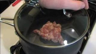 Black Eyed Peas Recipe  Rendering Fat from Salt Pork [upl. by Eiralam]