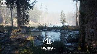 Unreal Engine 52 MW Conifer Trees Forest Biome Update [upl. by Wakeen]