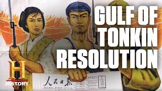 The Gulf of Tonkin Resolution  History [upl. by Aiuoqes]