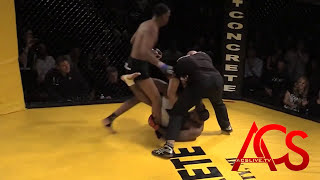 Fighter Loses Eye In MMA Fight [upl. by Darsey813]