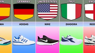 List Shoes Brands From Different Countries [upl. by Abrahams417]