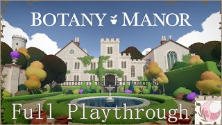 Botany Manor 🌱  Cozy Night Gaming ☕🌙  No commentary just vibes [upl. by Nahshun765]