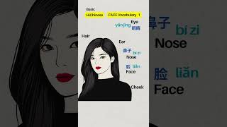 Test Yourself  Chinese Face Vocabulary Learning [upl. by Shwalb]