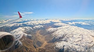 4K scenic landing into Queenstown Airport [upl. by Sorenson400]