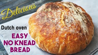 The Dutch Oven No Knead Bread [upl. by Mabel]