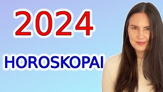 2024 HOROSKOPAS VISIEMS ZODIAKO ŽENKLAMS 2024 metų astrologinė prognozė horoskopai [upl. by Bealle427]