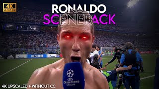 RARE RONALDO SCENEPACK  4K 60FPS  UPSCALED  WITHOUT CC [upl. by Evelina]