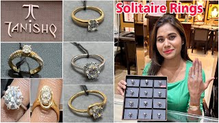 185Gm😱Tanishq Solitaire Diamond Ring Designs With Price Gold amp Diamond Rings 2023 Designs Tanishq [upl. by Dirgni]